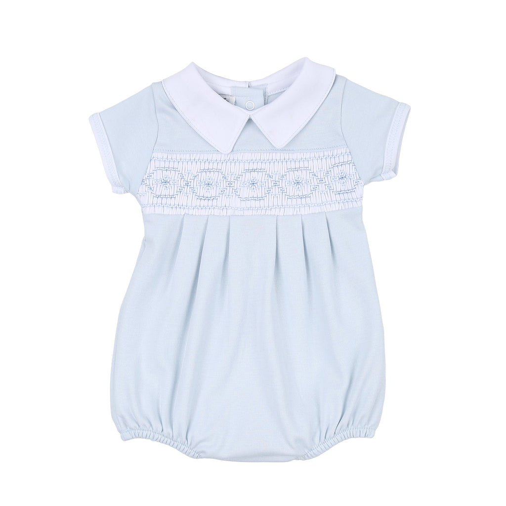 Abby & Alex Smocked Collared S/S GIrl Bubble