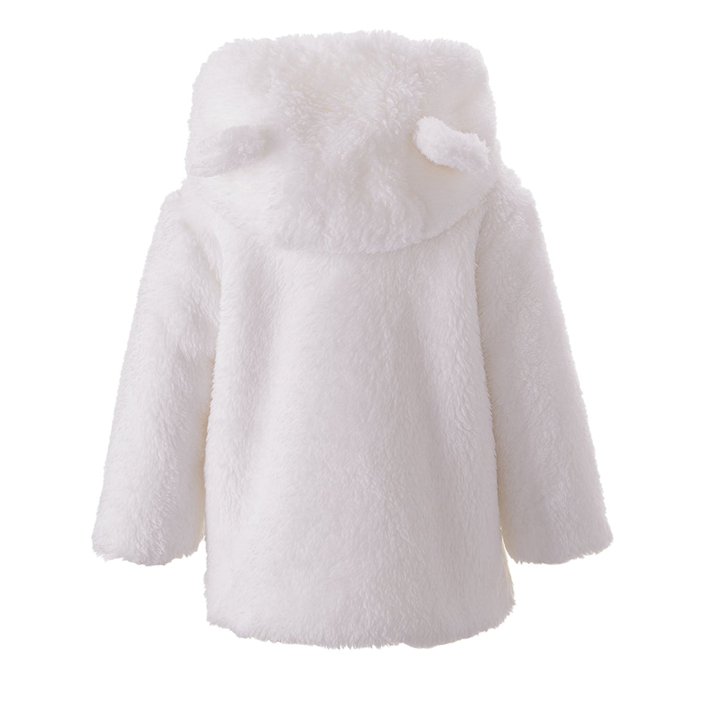 Ivory Teddy Faux Fur Jacket