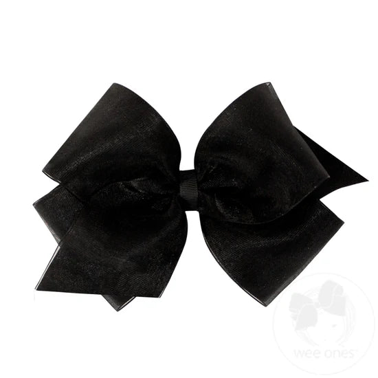 King Organza Overlay Bow