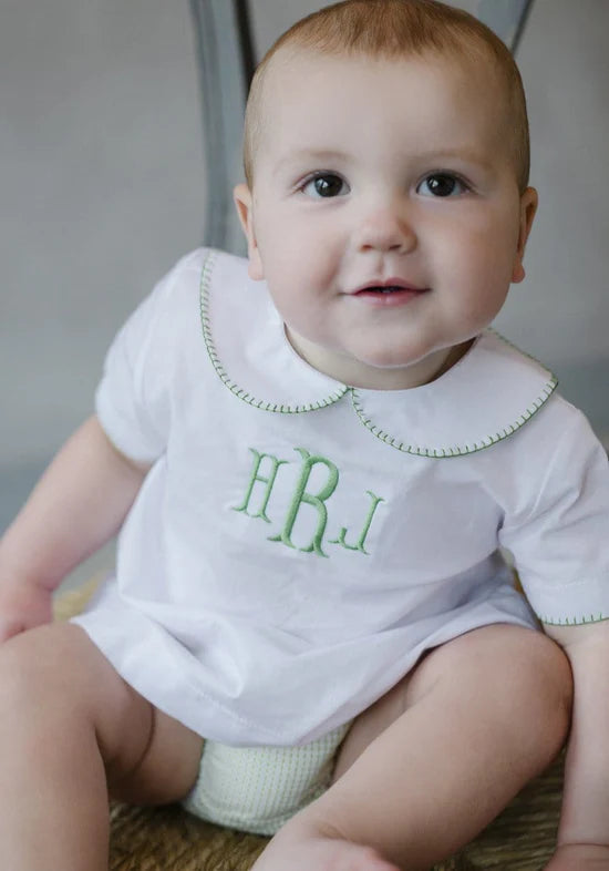 Button Front Diaper Cover + Whipstitch Day Shirt