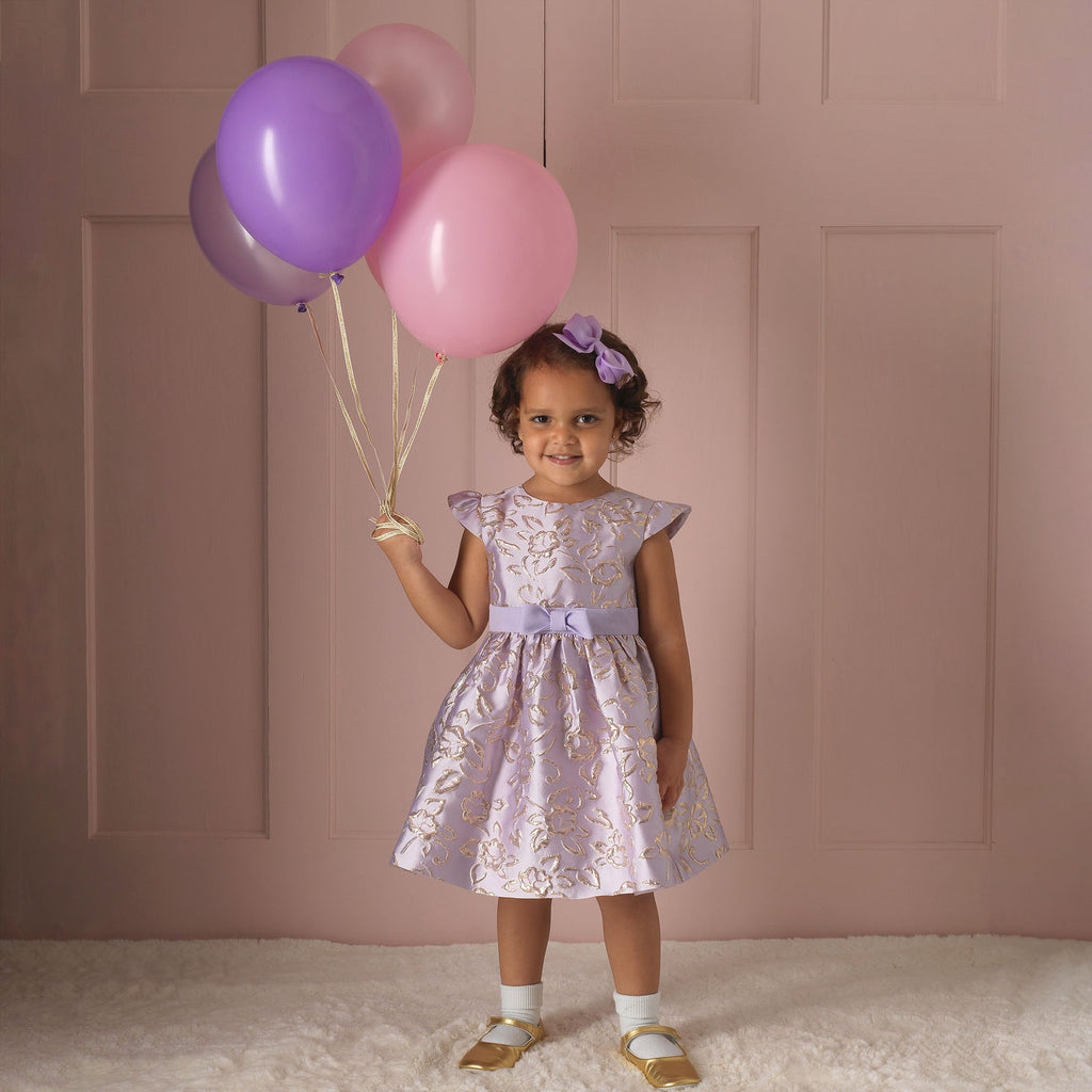 Rose Bow Damask Dress
