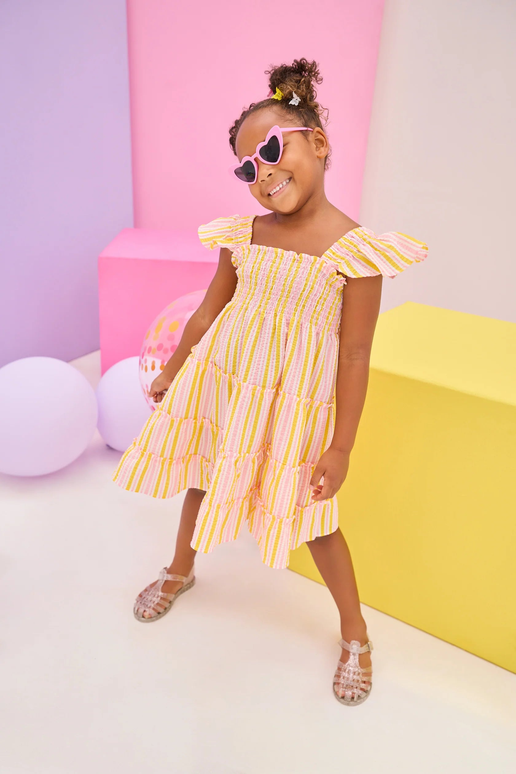 Twirl Dress- Seersucker