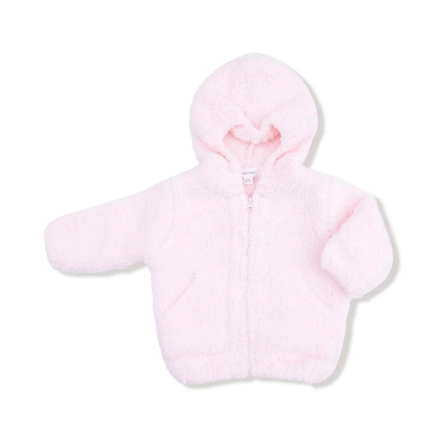 Pretty Pink Hooded Chenille Jacket