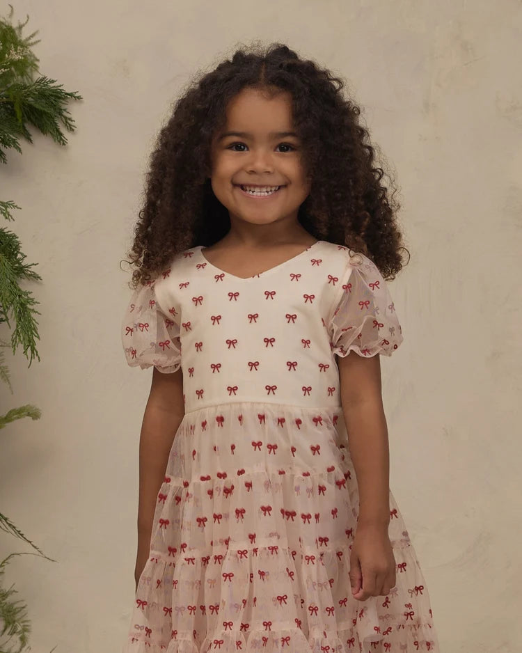 Dottie Dress- Ruby Bows