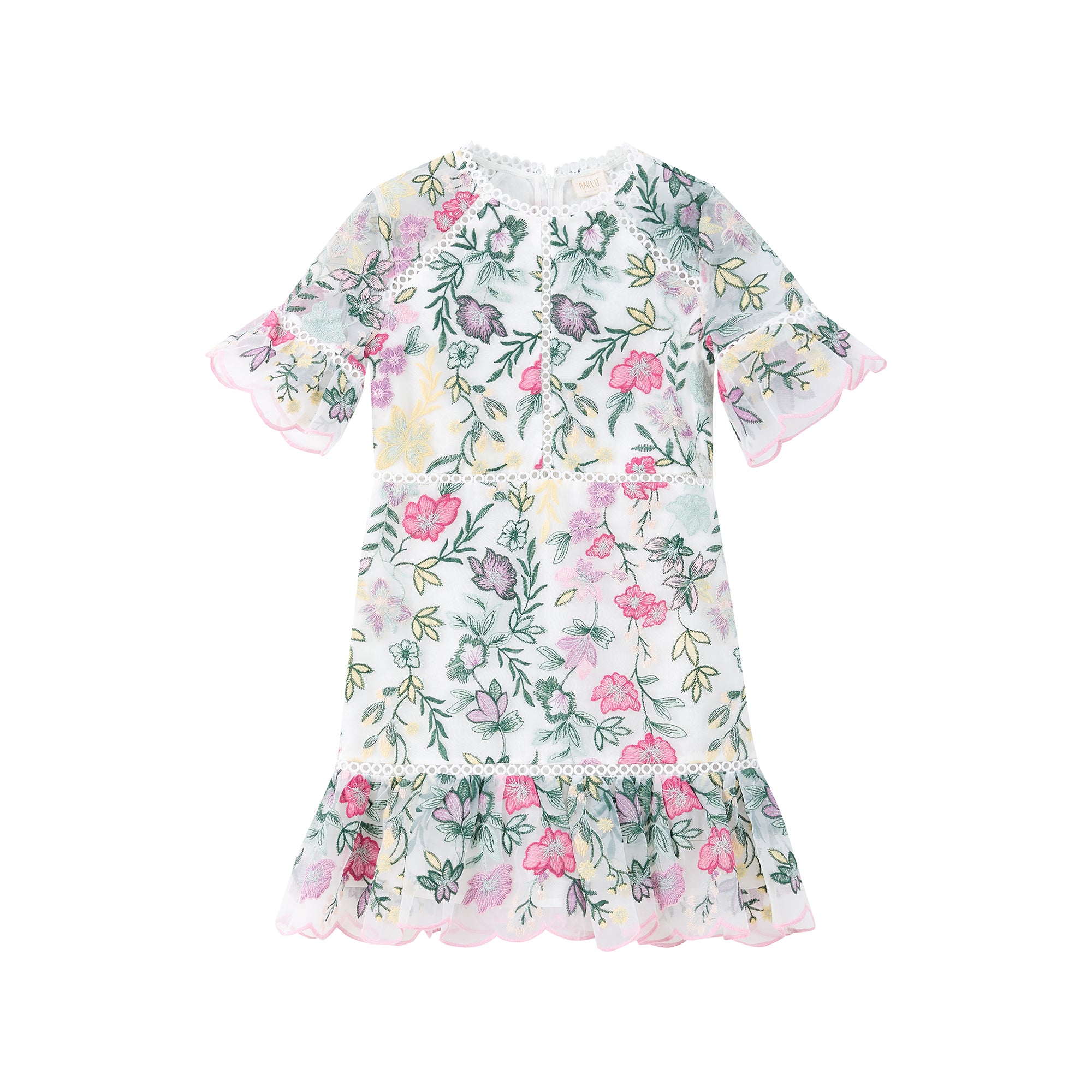 Ilaria Embroidered Mini Dress