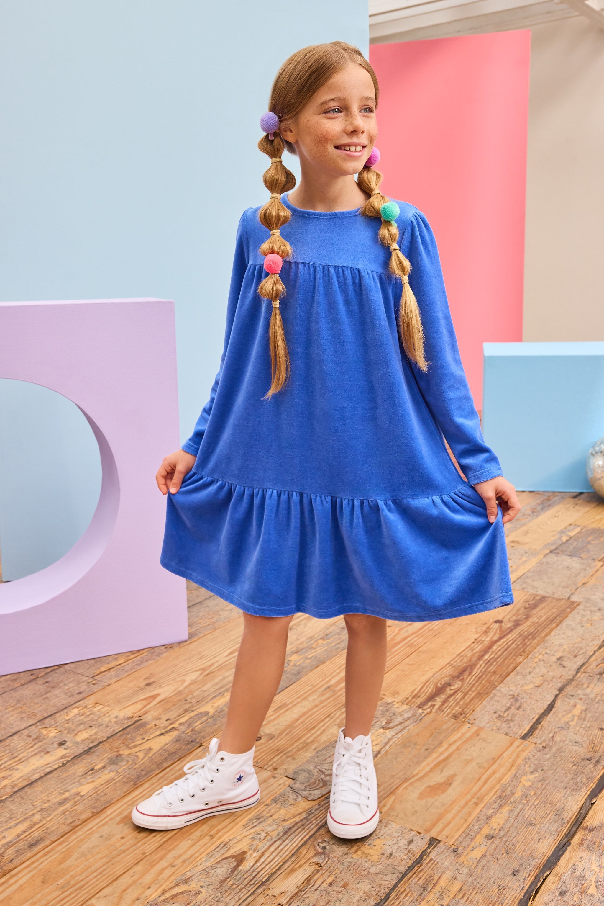 Lisle Dress - Regent's Blue