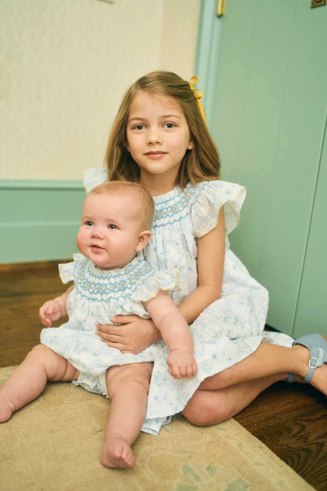 Daisy Bubble in Petal Swiss Dot