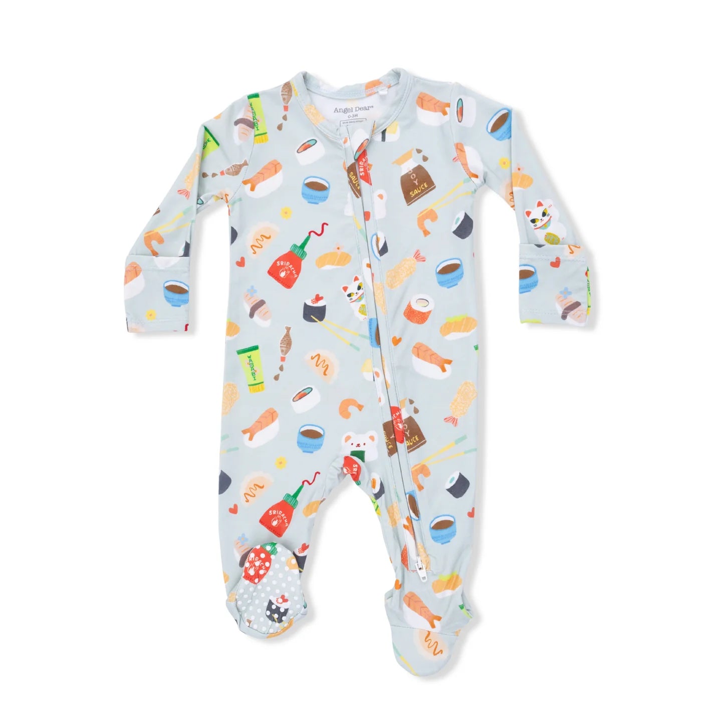 Sushi 2 Way Zipper Footie