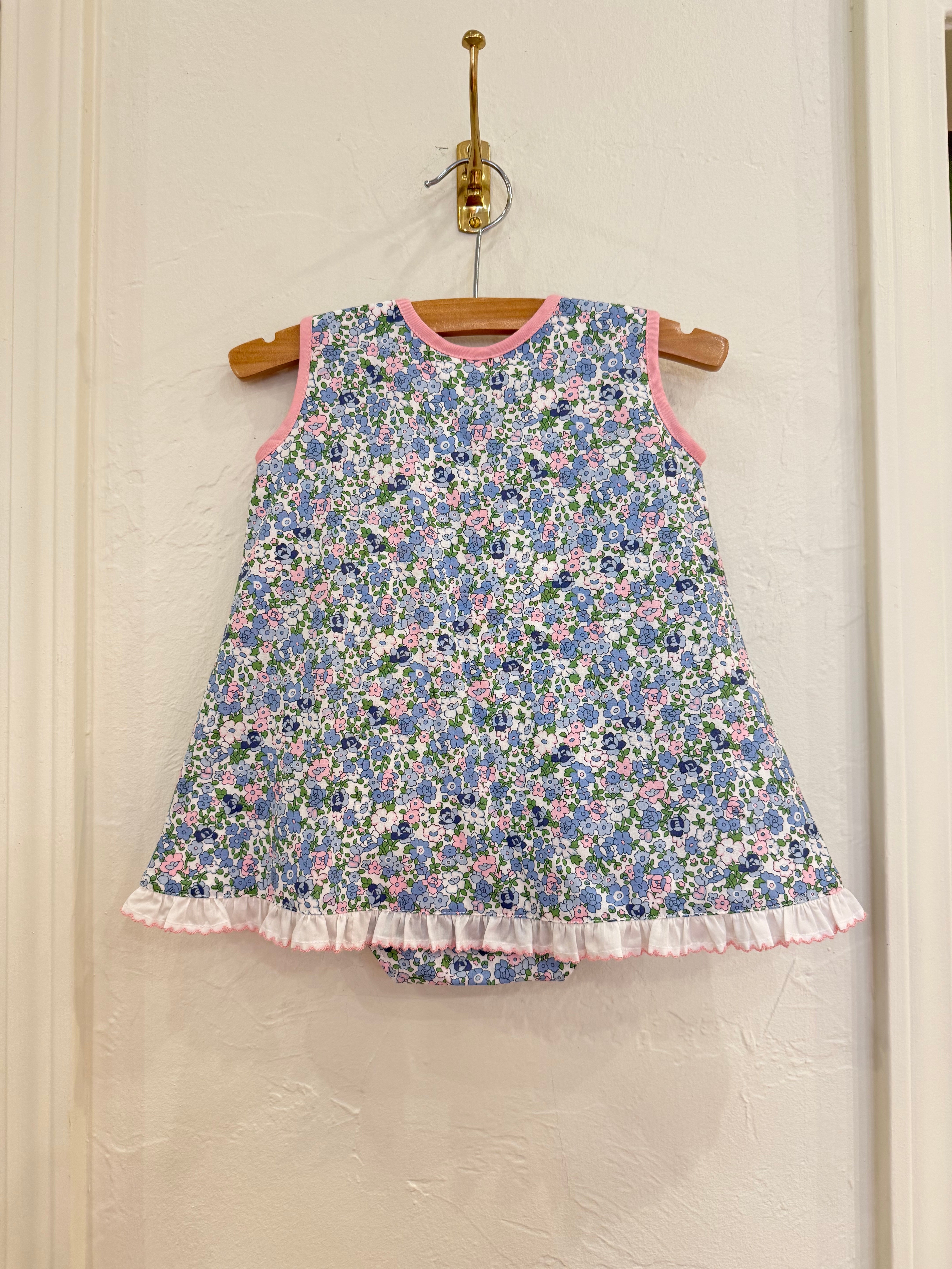Diaper Set- Blue Floral