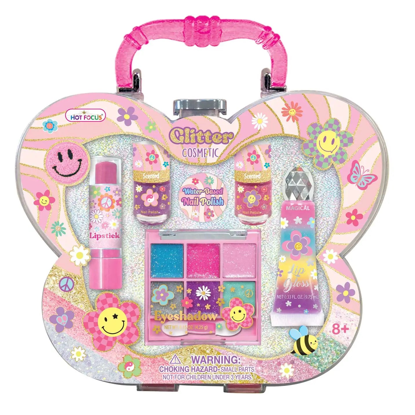 Glitter Cosmetic, Groovy Flower