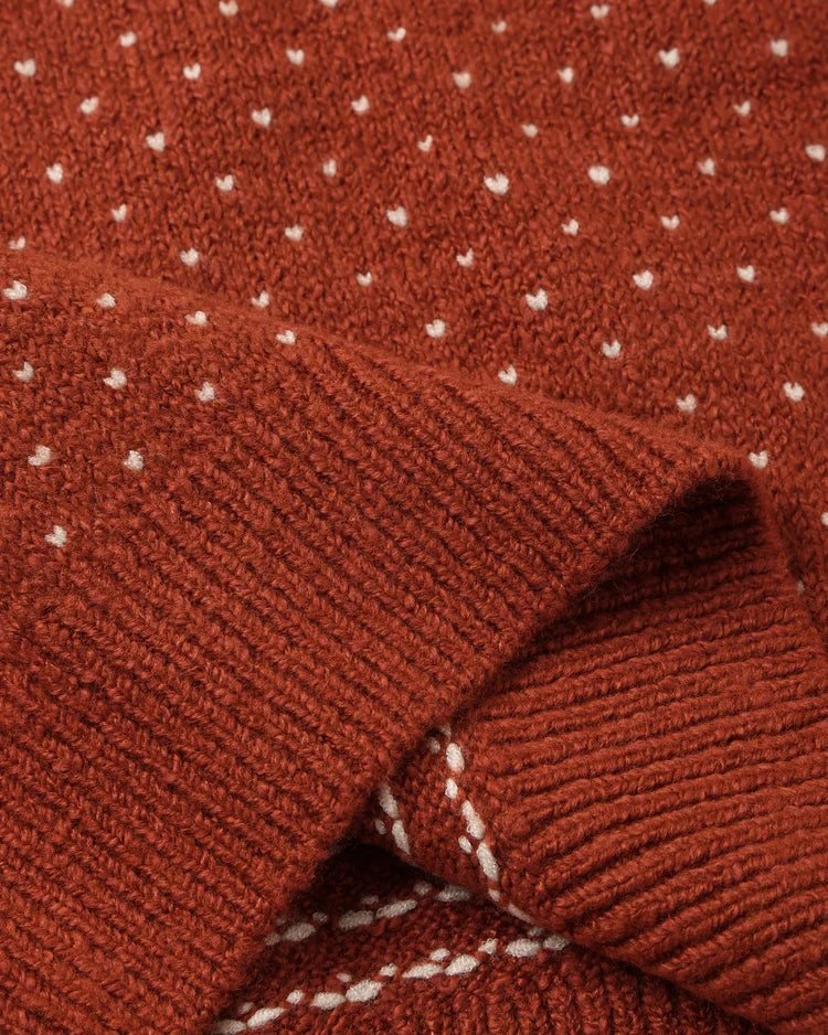 Fair Isle Sweater Ruby
