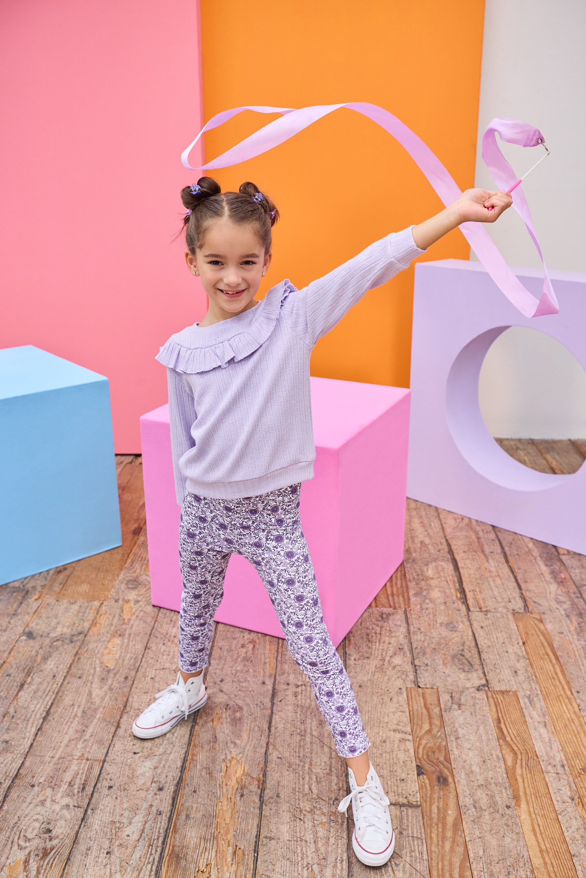 Jody Top - Lilac Cableknit