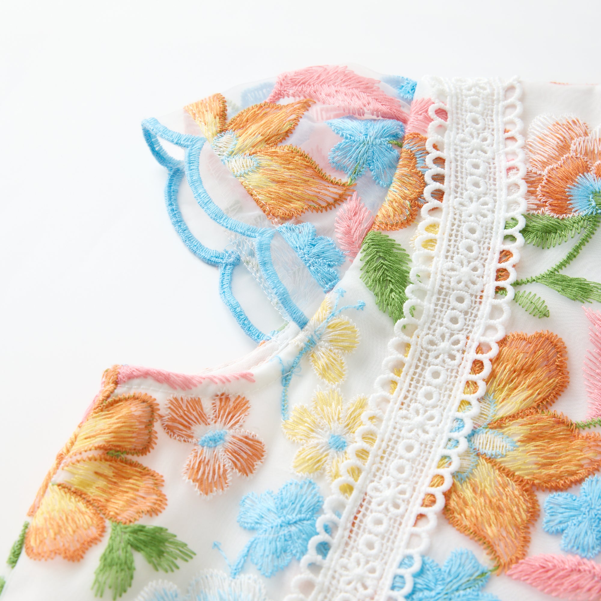 Piper Embroidered Mini Dress