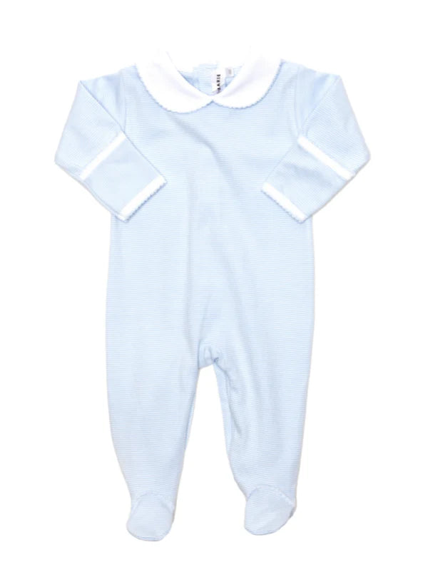 Baby Boy Blue Stripe Jack Footie