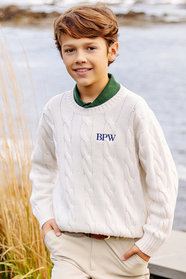 Crawford Crewneck - Palmetto Pearl