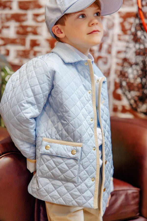 Caldwell Quilted Coat - Barrington Blue