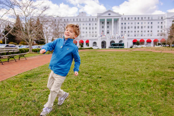 Prepletic Hayword Half Zip- Barnsley Blue/ Grantley Gray