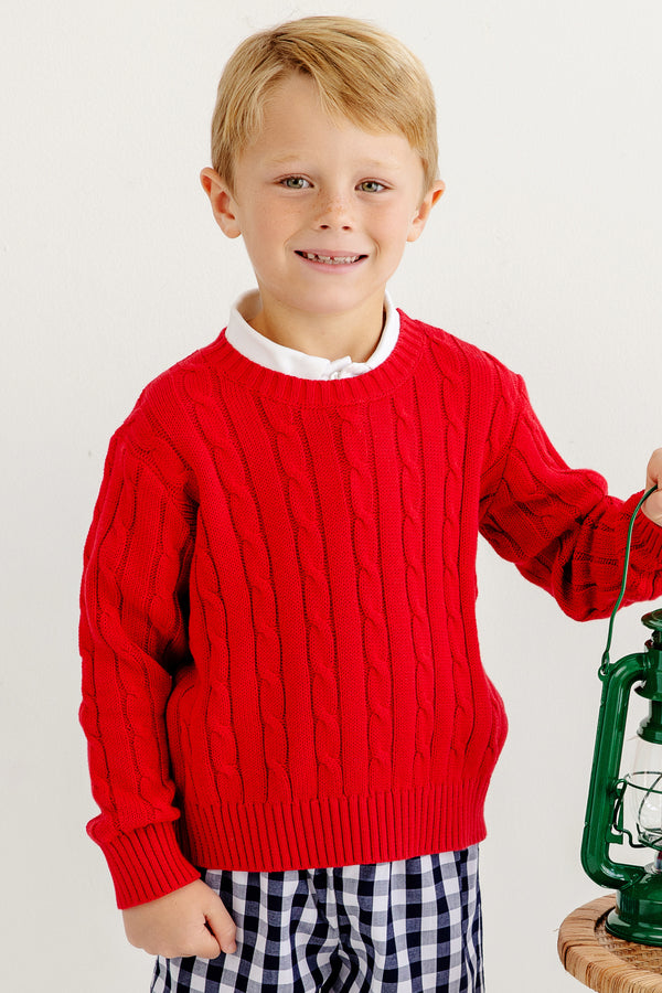 Crawford Crewneck - Richmond Red