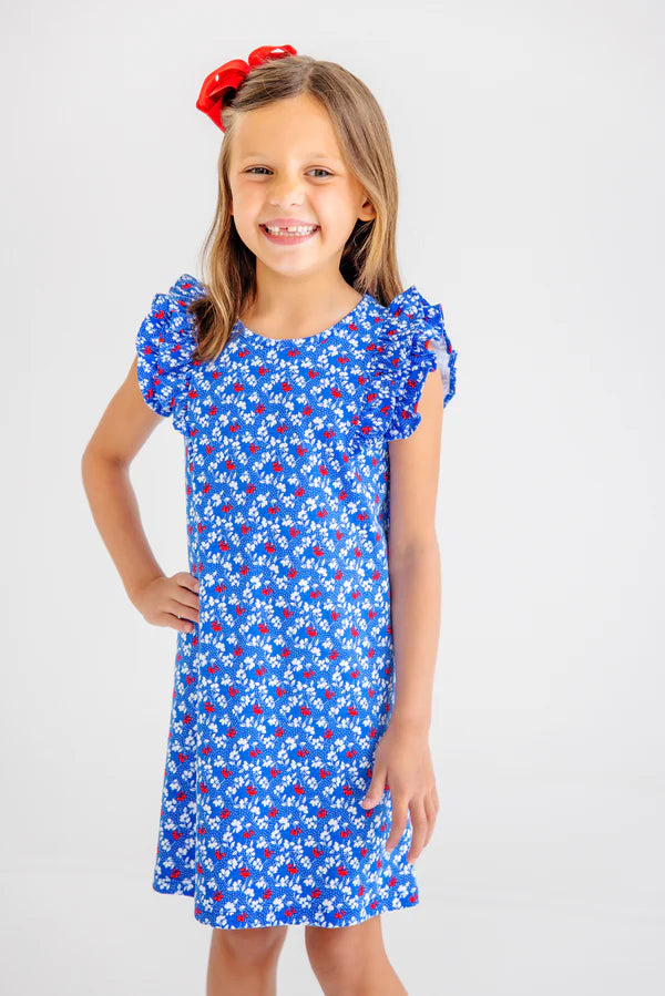 Ruehling Ruffle Dress- Potomac Petals