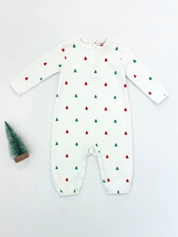 Long Sleeve Patton Play Romper- Thomas Point Tree Farm