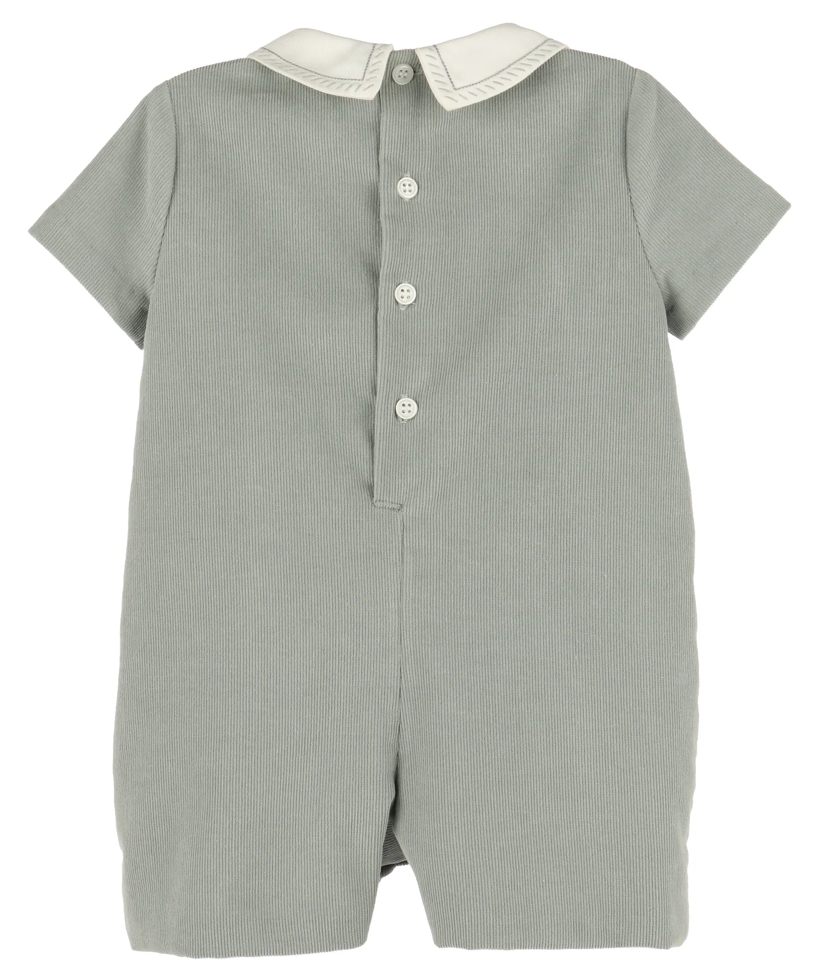 Baby Boys Cozy Cord Romper - Sage Green