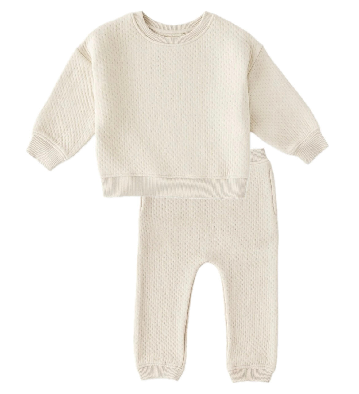Cloud Sweatshirt + Pant- Natural