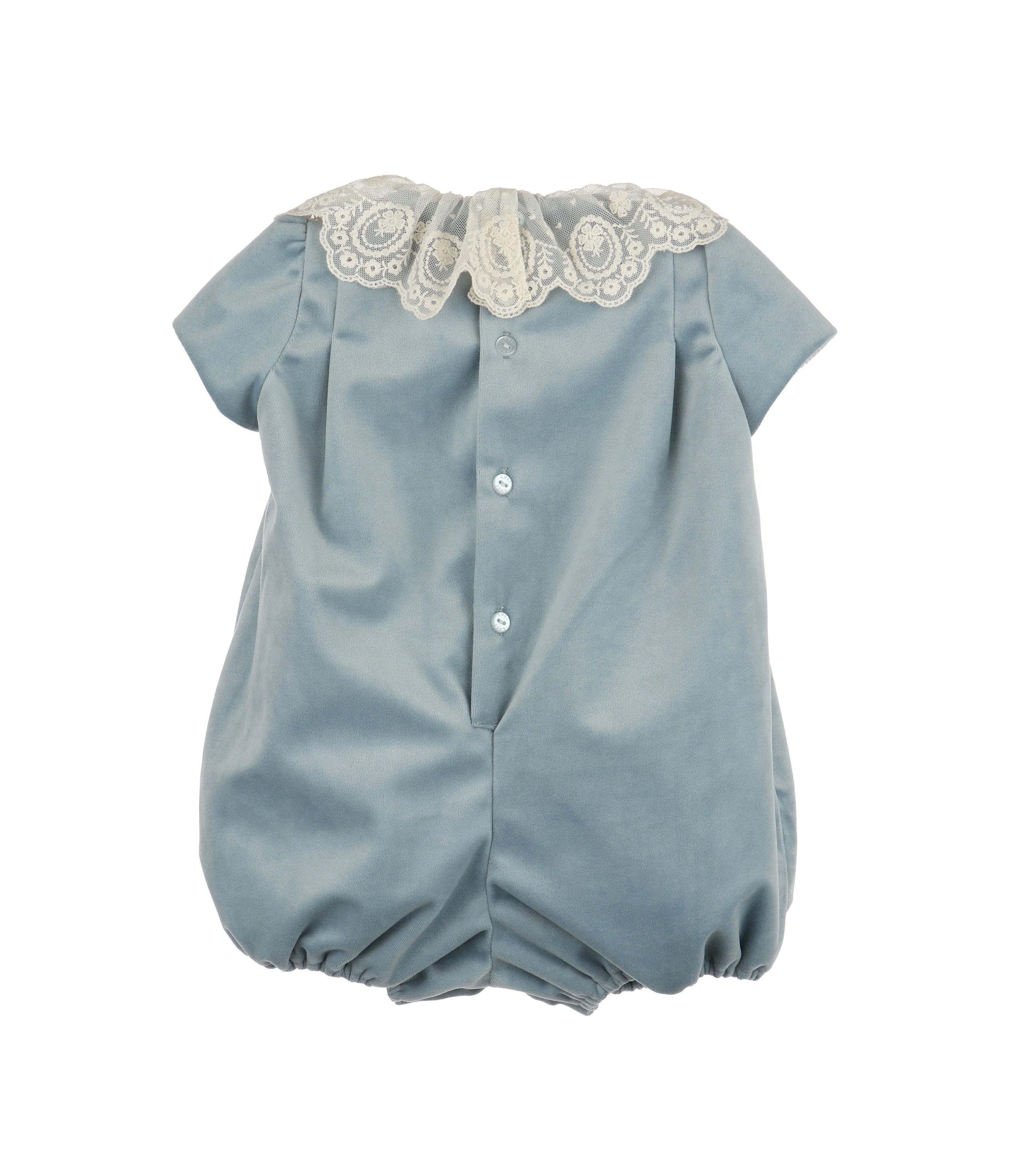 Deluxe Velvet Girl Bubble- Blue