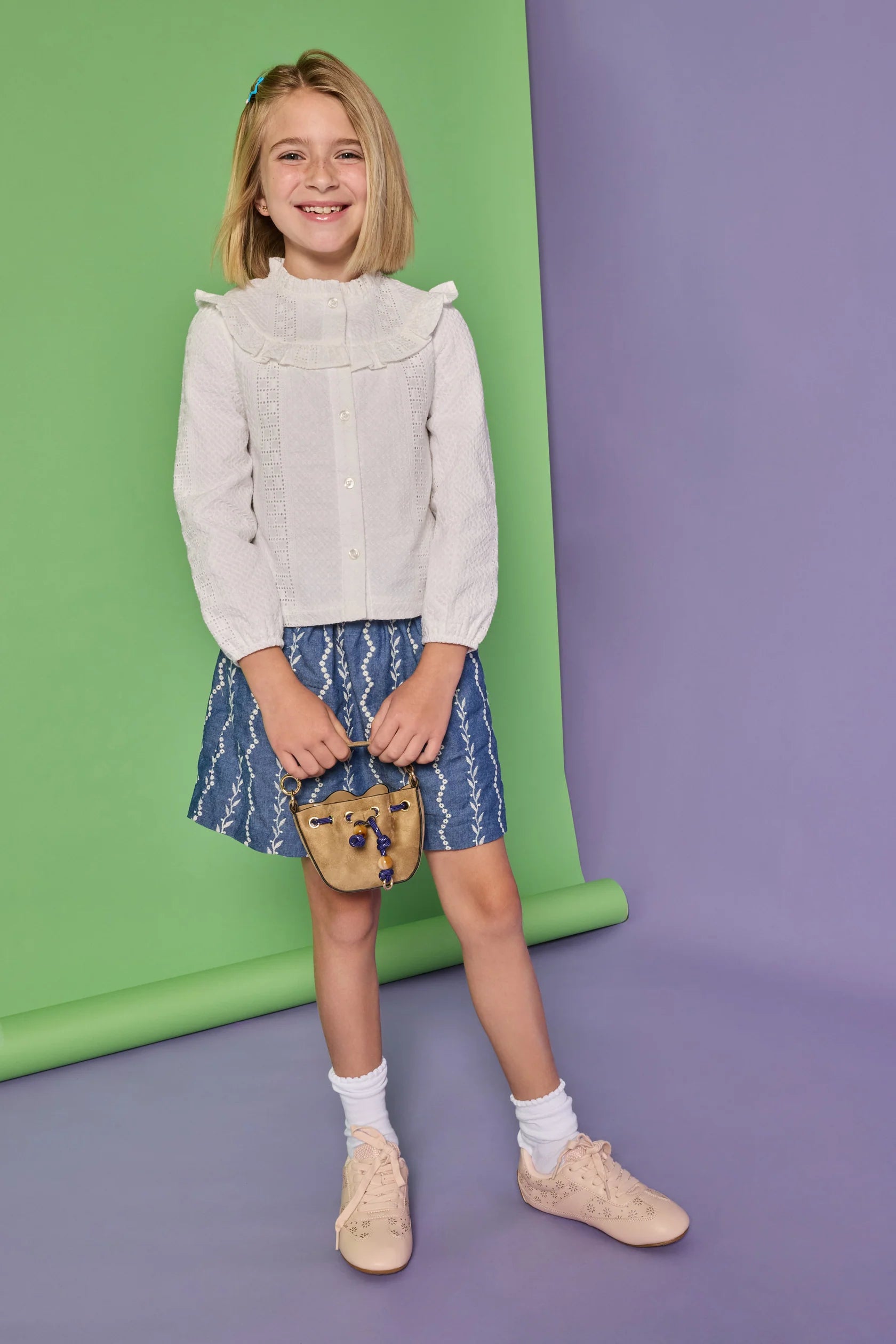 Cintra Top- White Eyelet