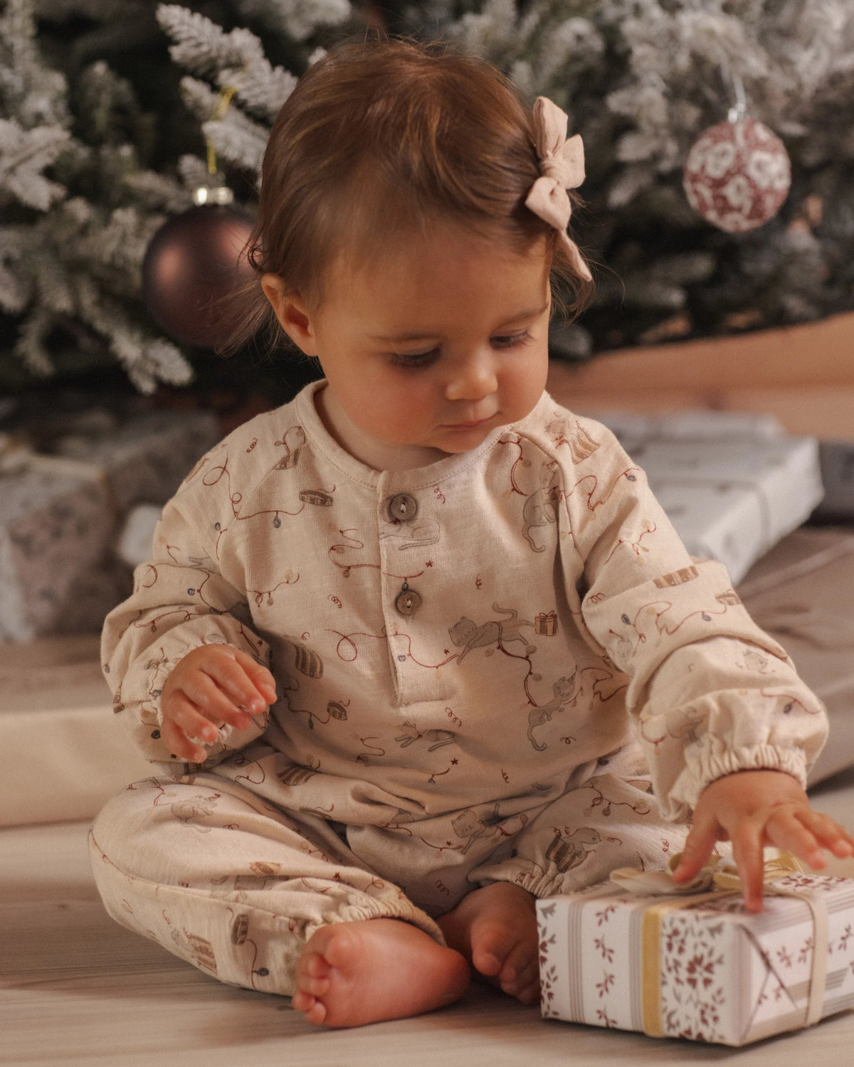 Henley Jumpsuit- Kitties