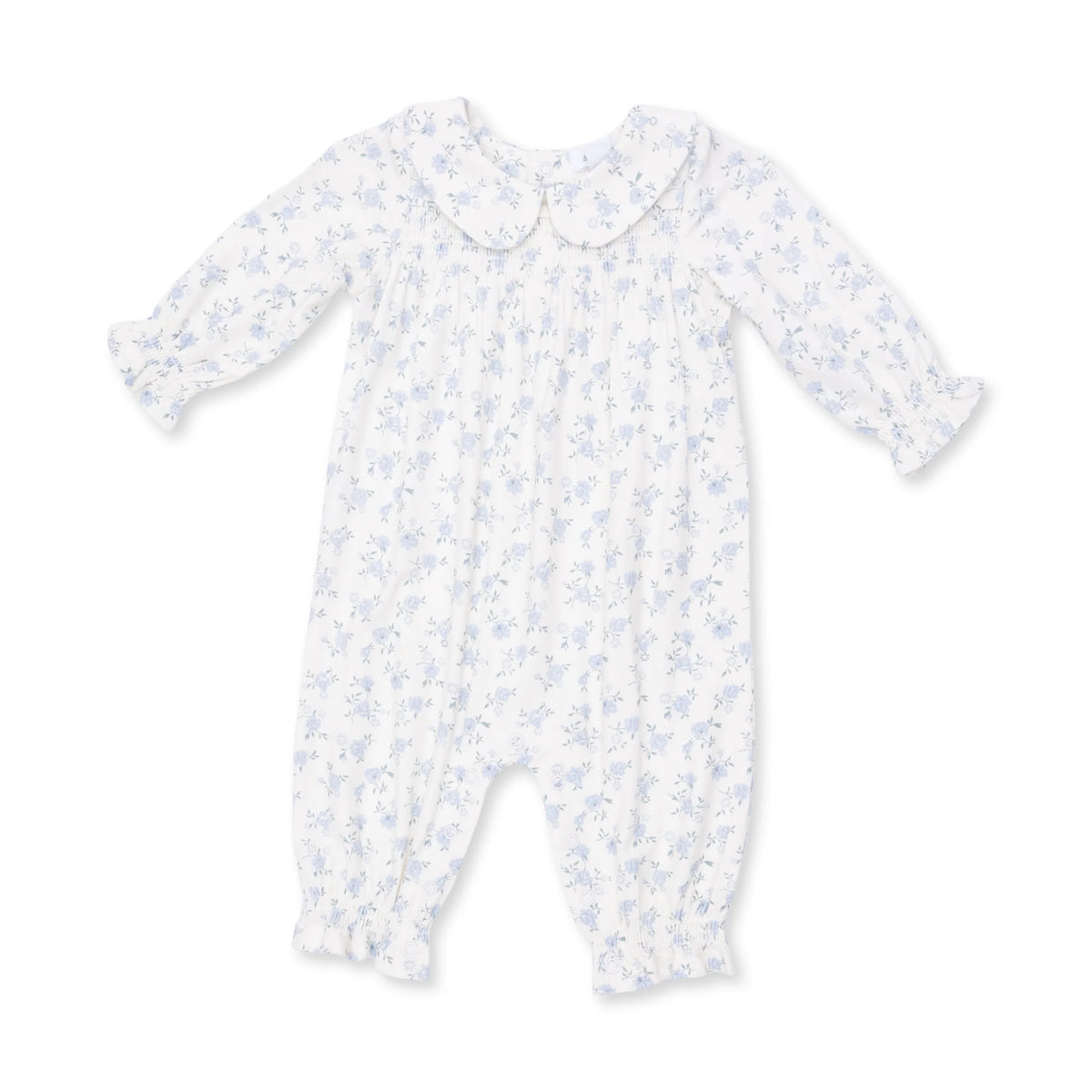 Rose Briar Smocked Long Sleeve Romper