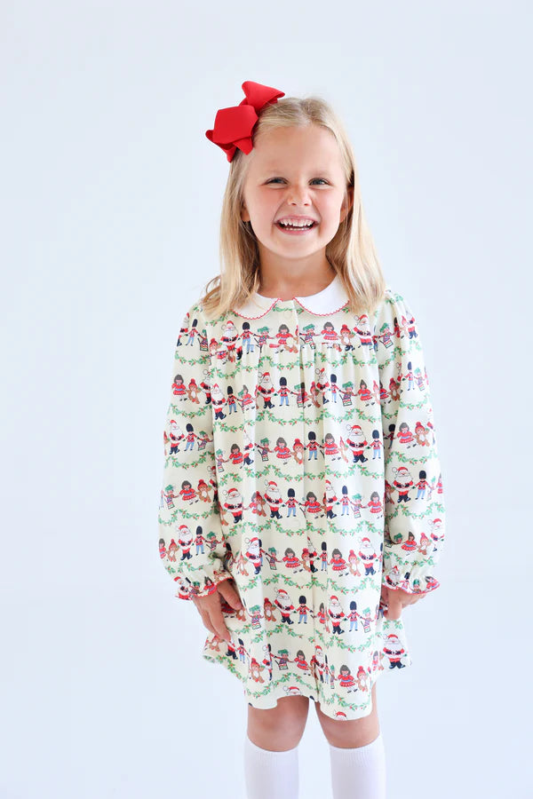 Long Sleeve Tabitha's Teacher's Pet Dress Knit- Toying Around