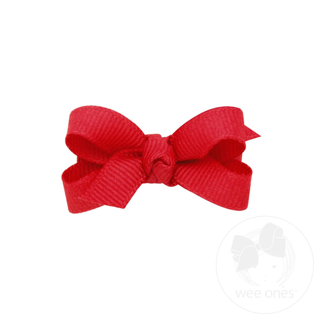 Baby Classic Grosgrain Hair Bow with Knot Wrap