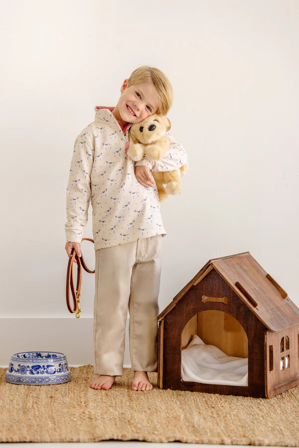 Hayword Half-Zip- Carolina Hunt Club/ Nantucket Red