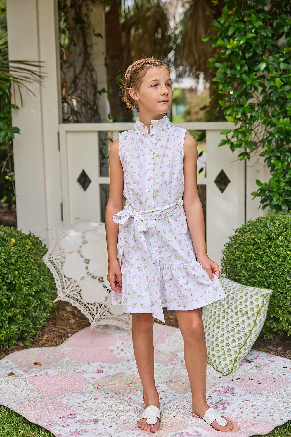 Sleeveless Amore Dress- Meriwether Floral