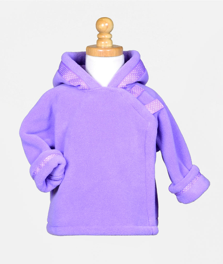 Widgeon Warmplus Fleece Jacket - Lavender (Polka Dot Trim)