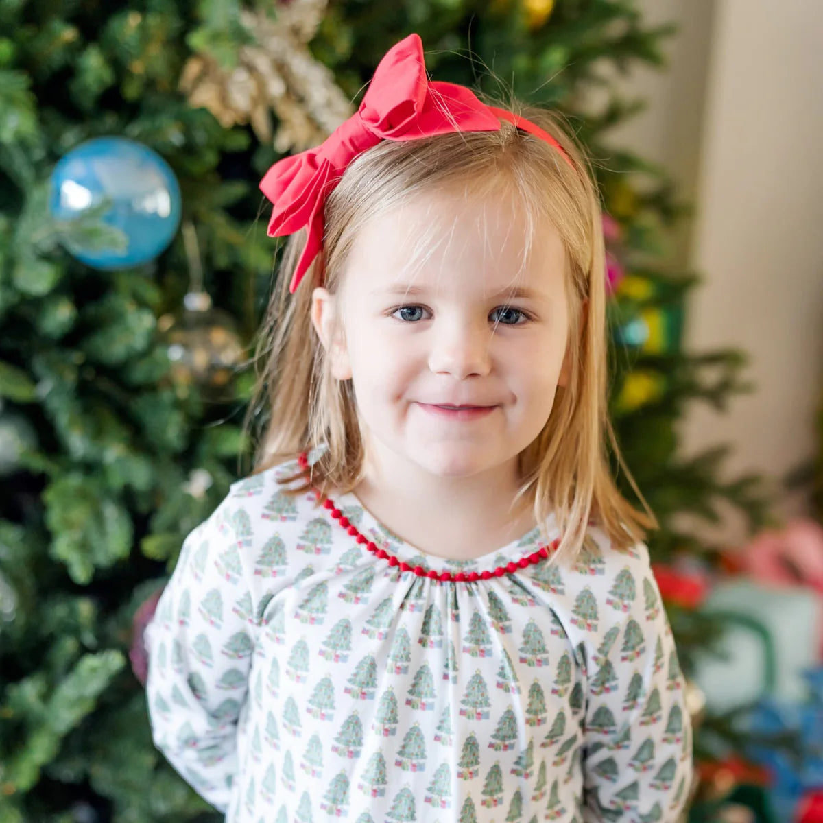 Carlin Girls' Dress - Under the Christmas Tree