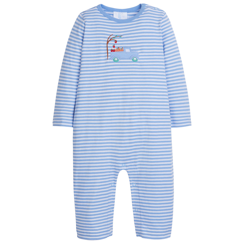 Harvest Truck Applique Romper
