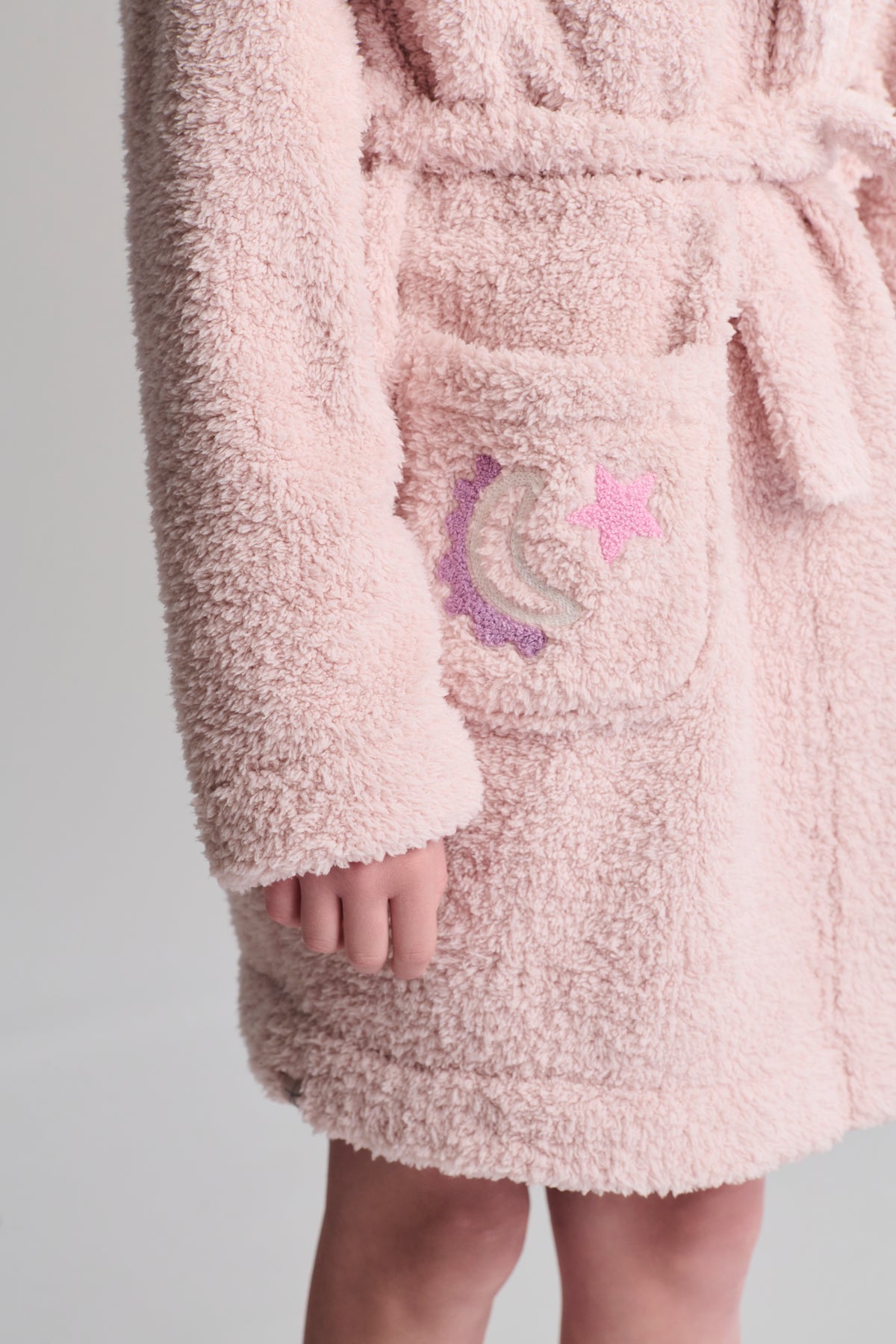 Brushed CozyChic® Youth Embroidered Star Robe