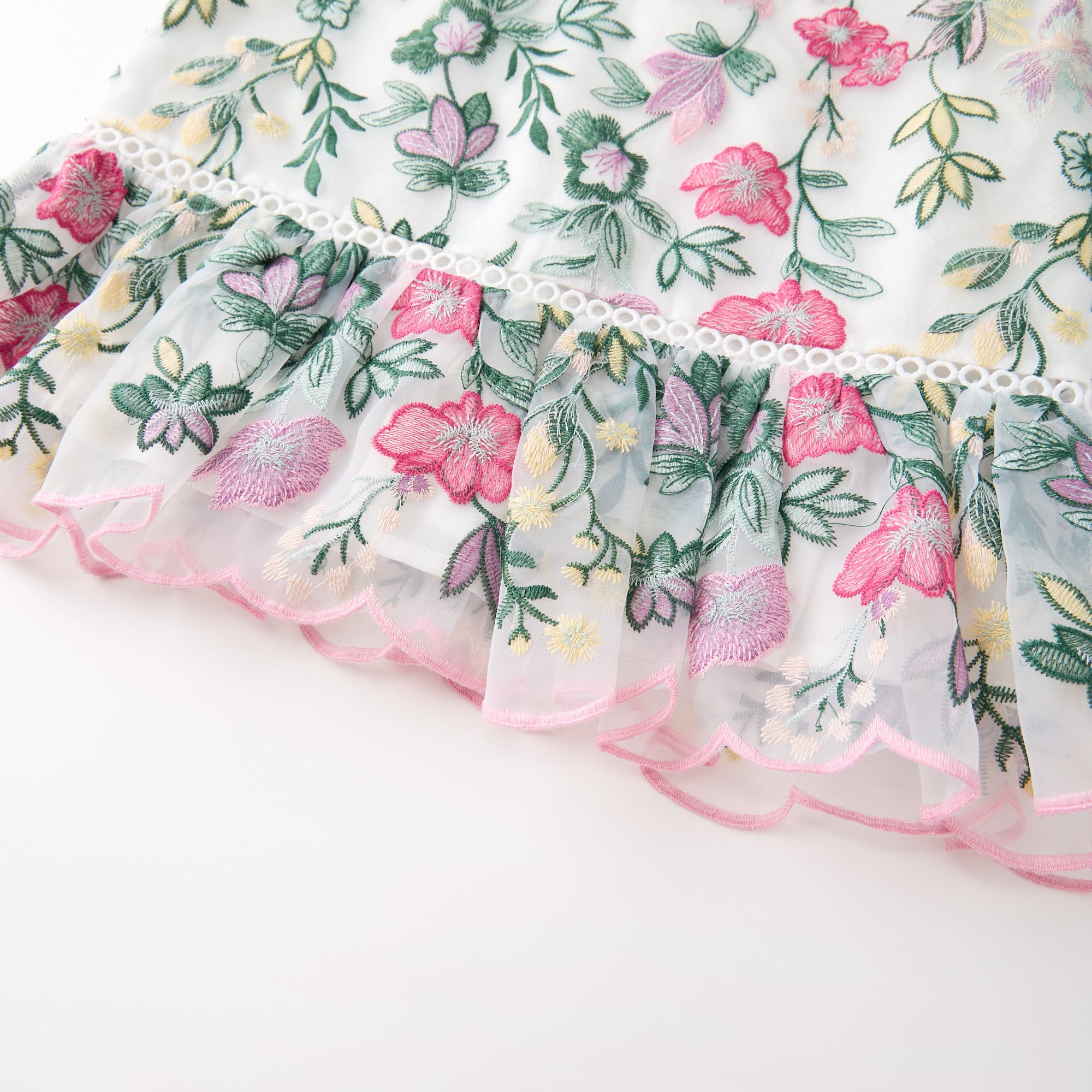 Ilaria Embroidered Mini Dress