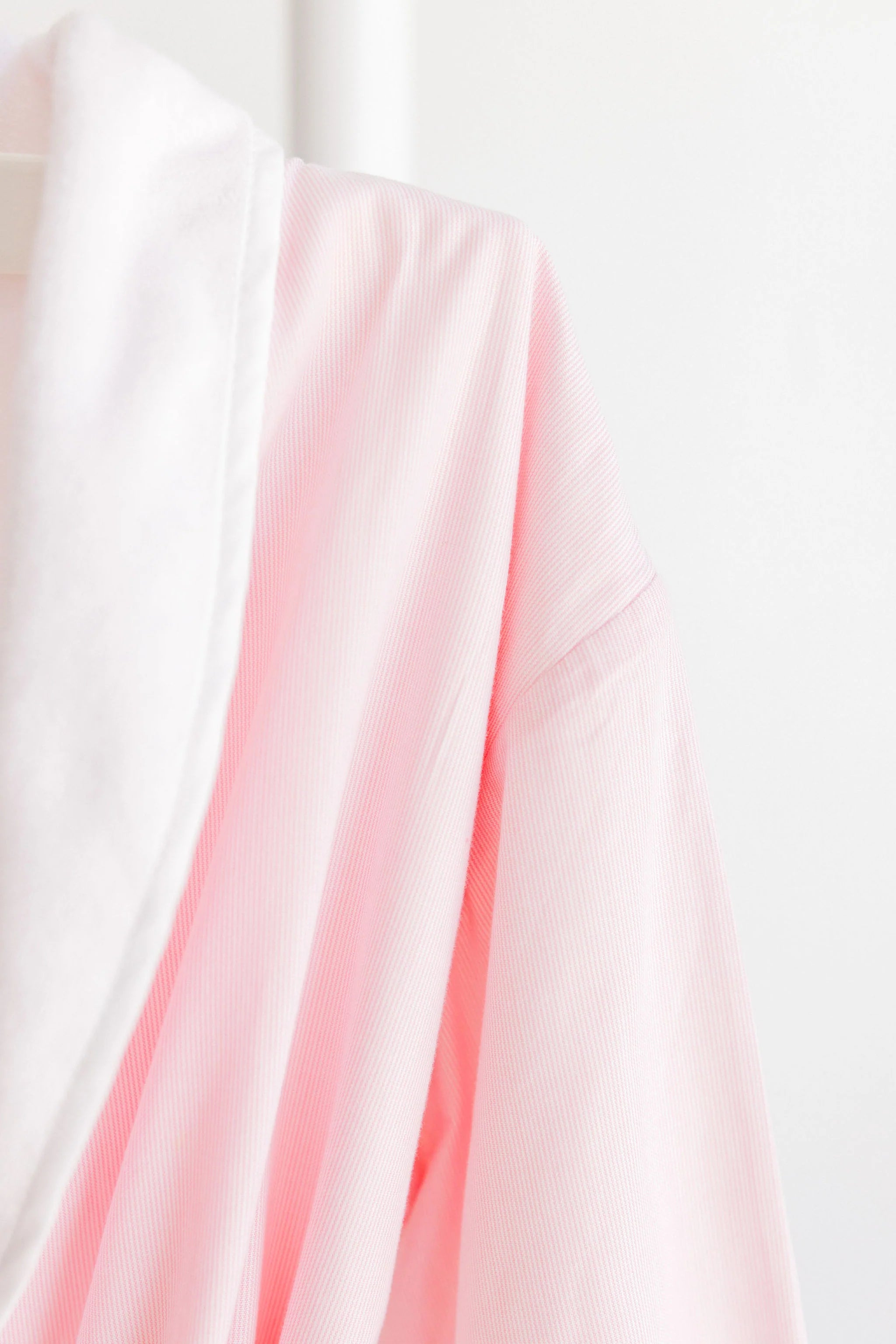Bathrobe- Pink Pinstripe