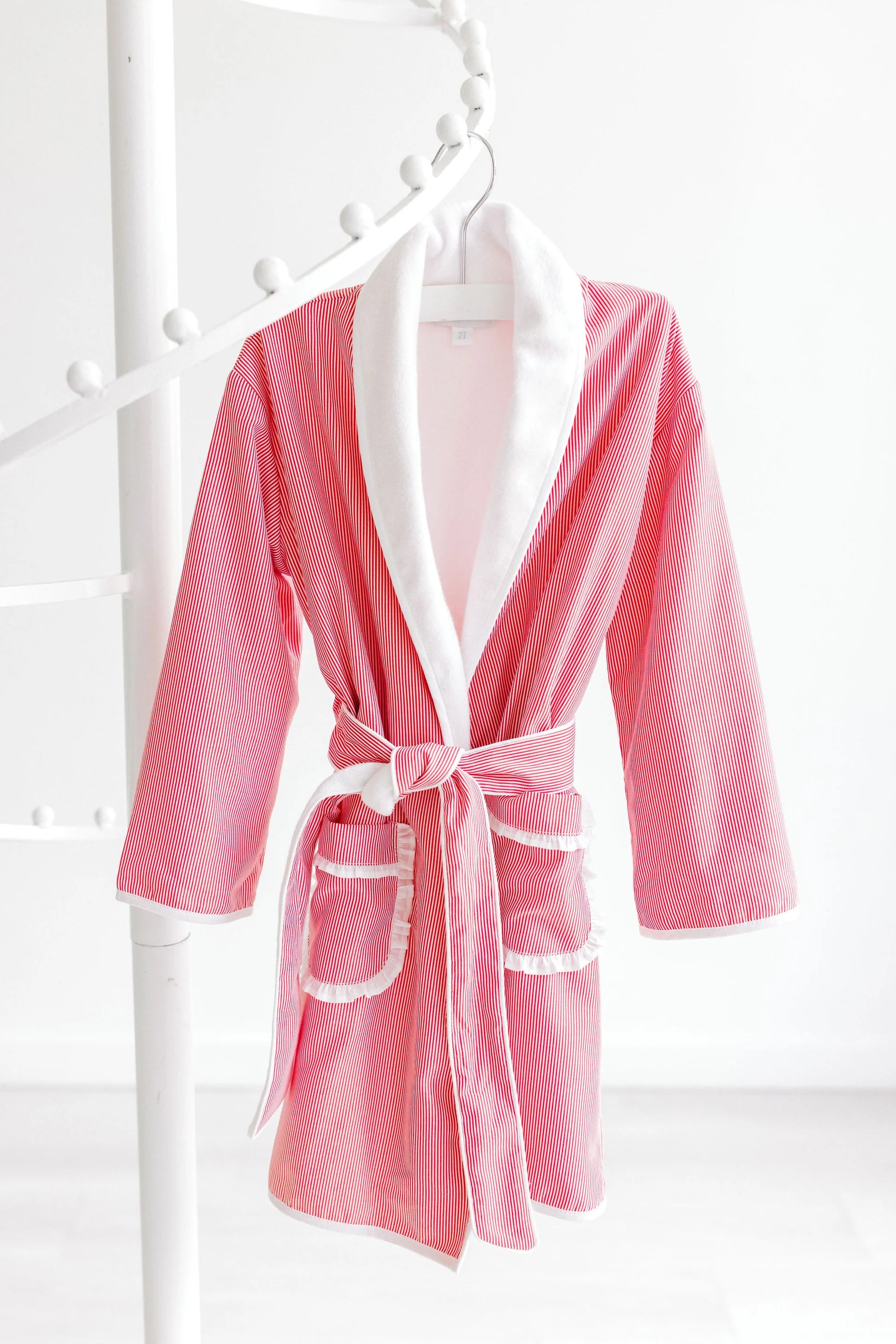 Bathrobe- Red Stripe Girls
