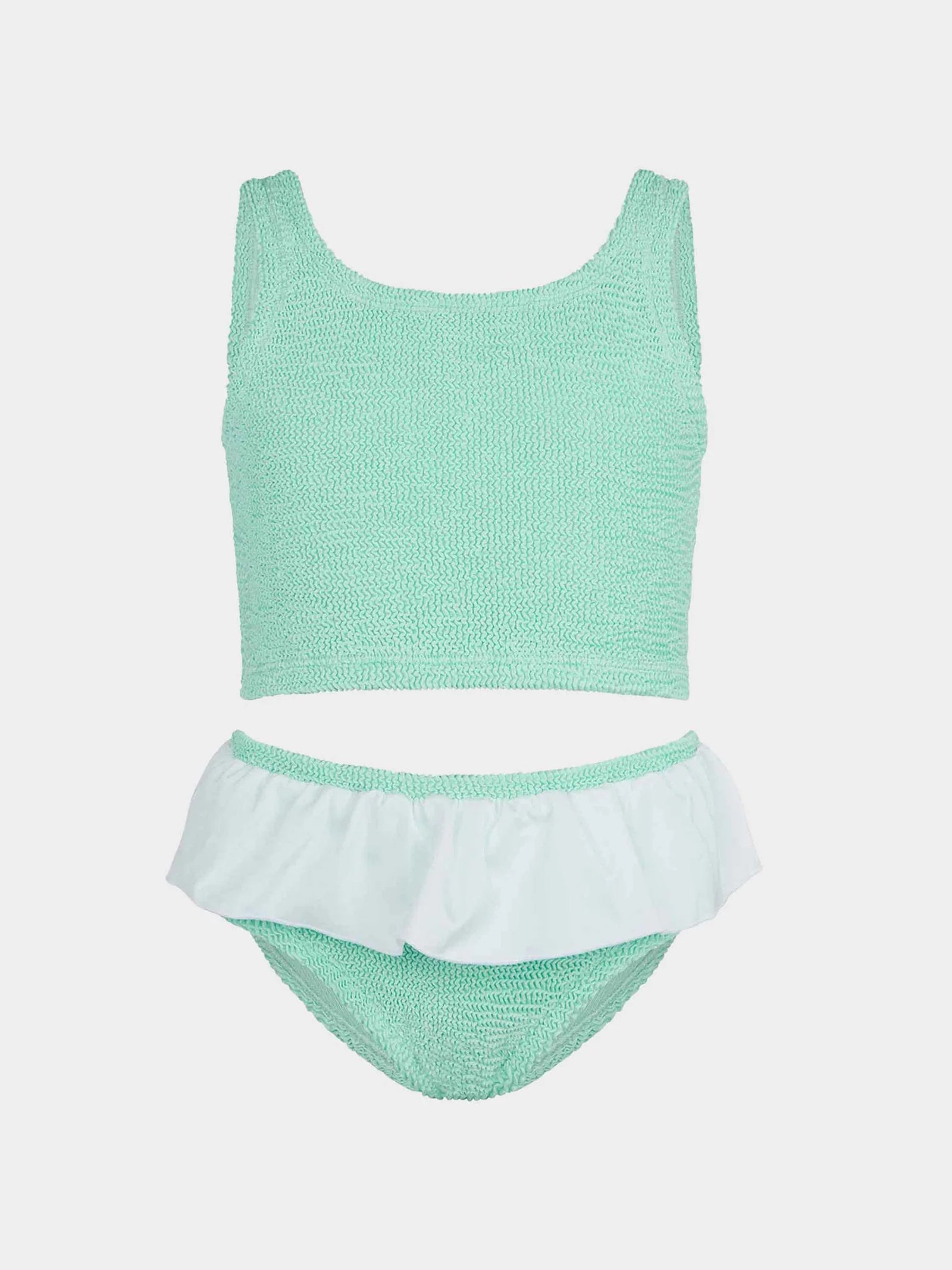 Kids Olive Bikini Metallic Mint