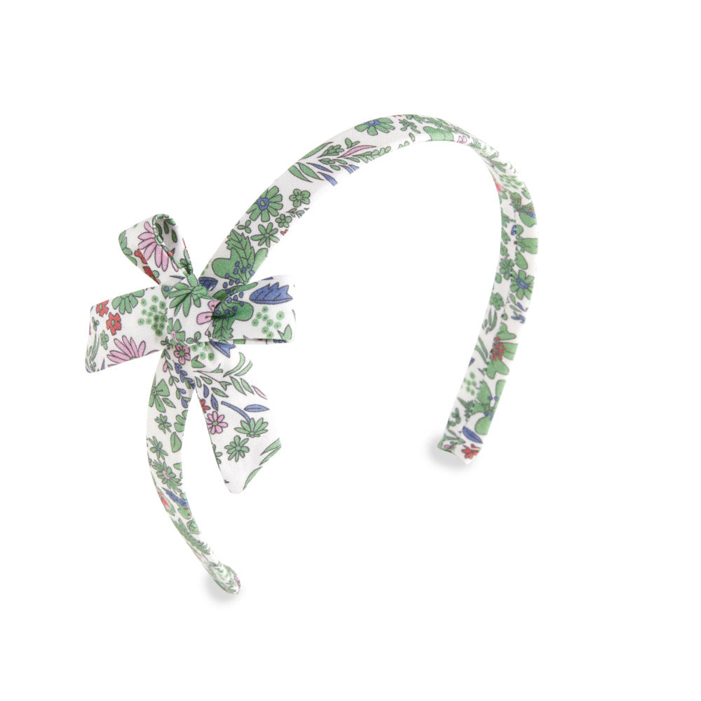 Jade Floral Printed Headband