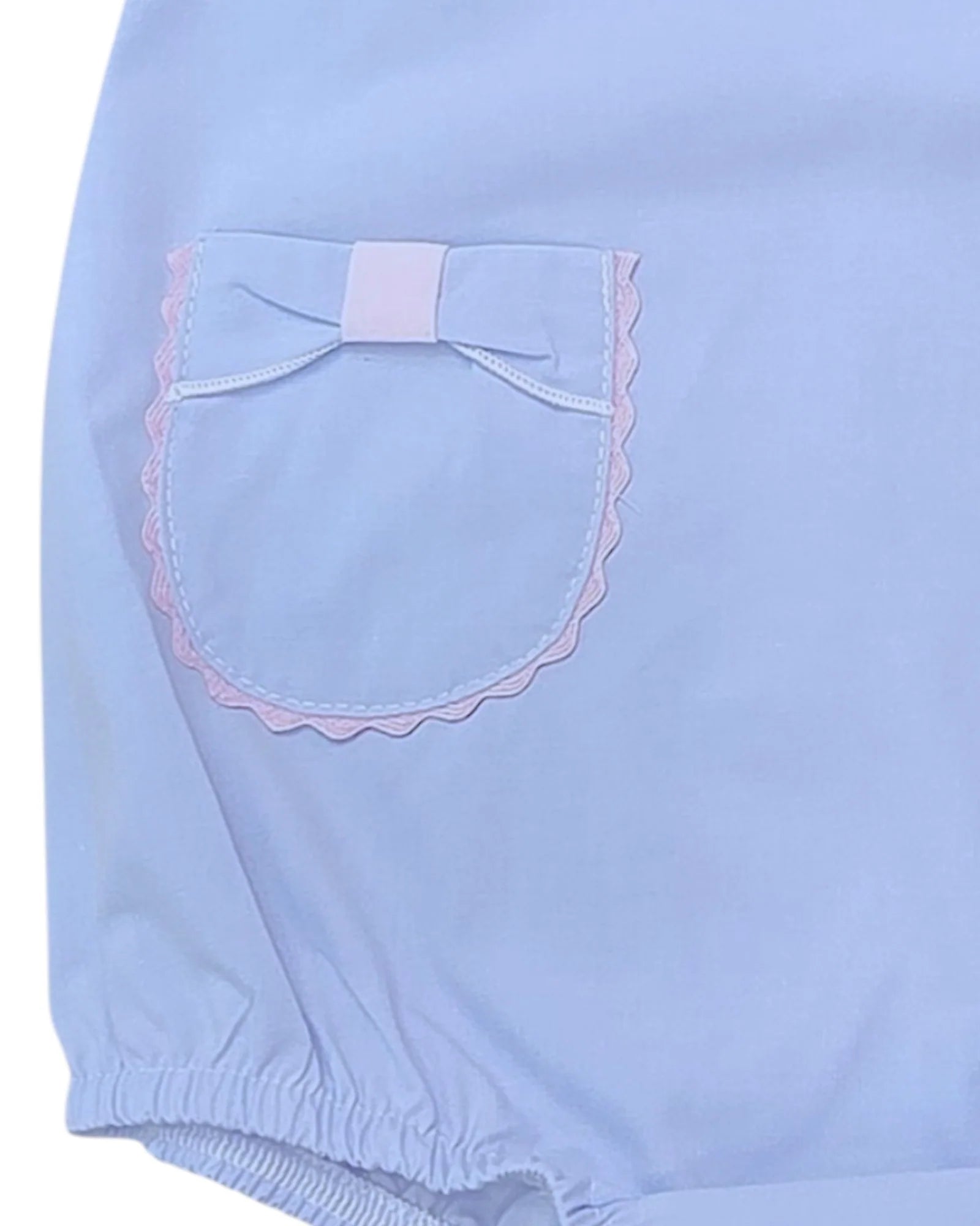 Blue Bow Pocket Bubble