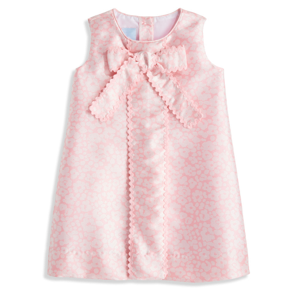 Bow Front Charlie Dress - Pink Cheshire