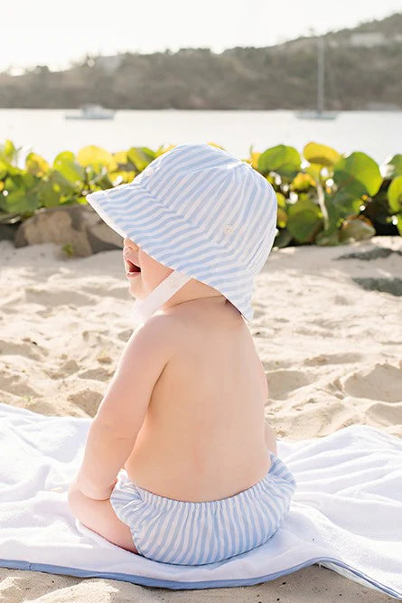 Beaufort Bucket Hat- Beale Street Blue Stripe