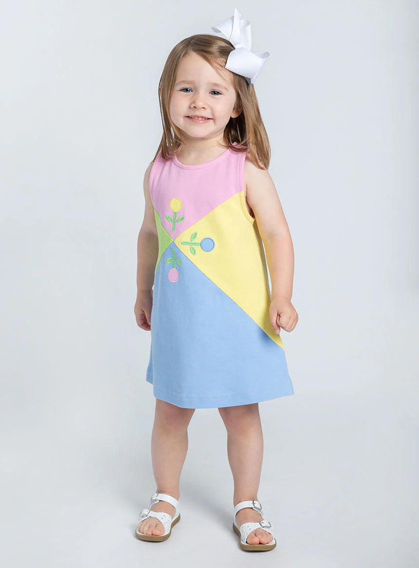 Knit Dress With Flowers