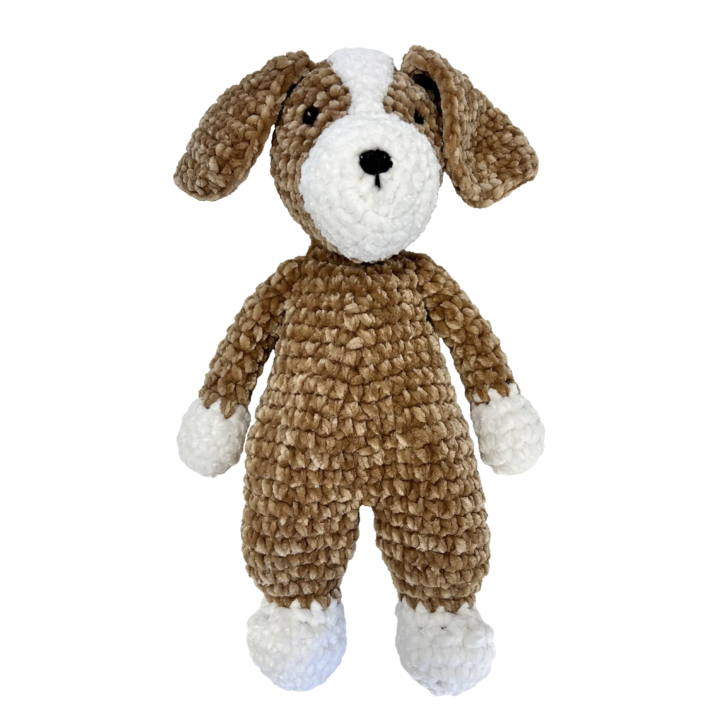Bosco the Dog Chenille Crochet Doll