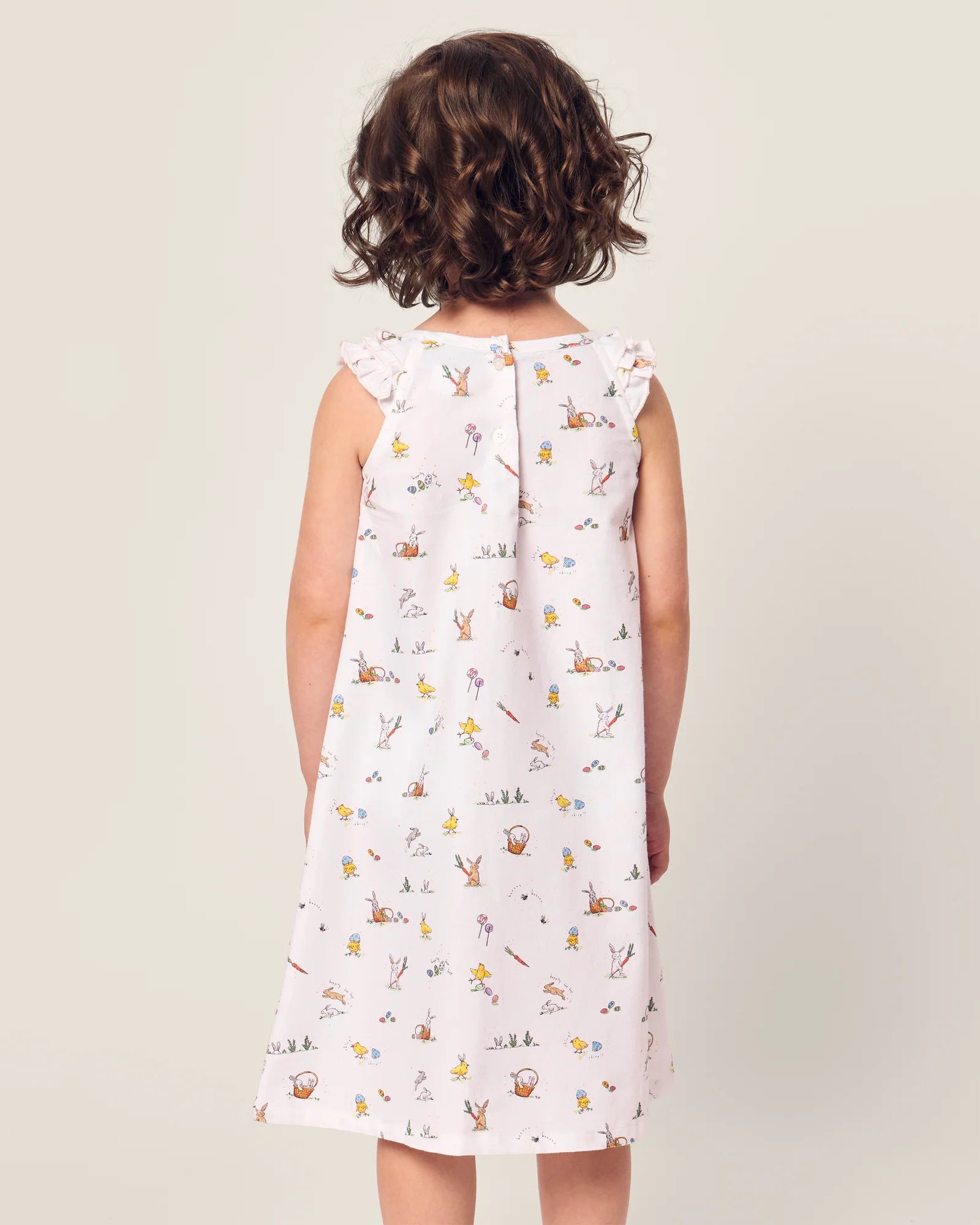 Girl's Twill Amelie Nightgown in Easter Frolic