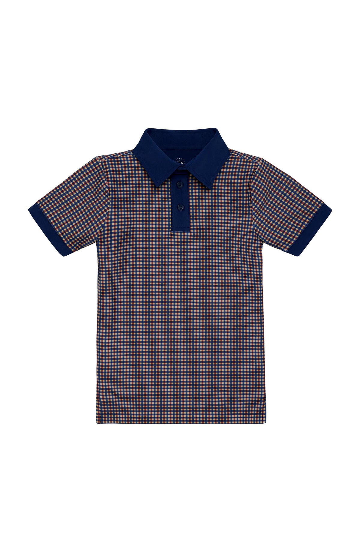 gingham polo shirt